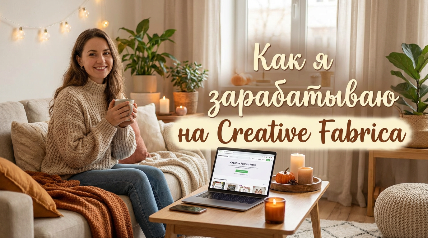 Как я зарабатываю на партнерской программе Creative Fabrica