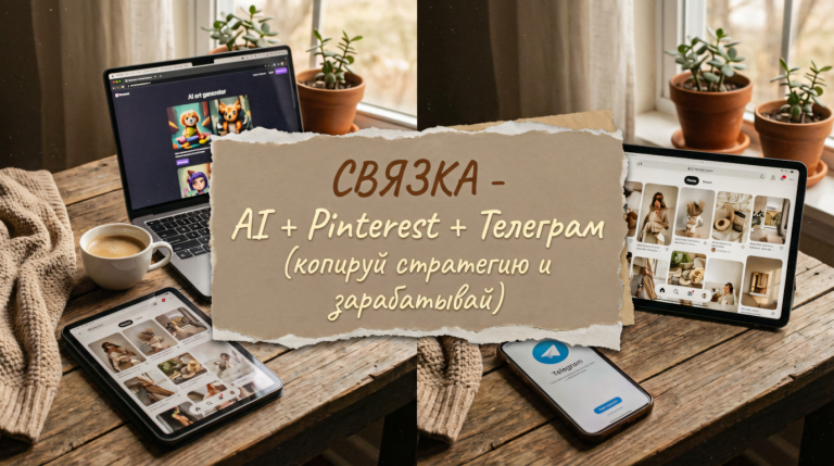 СВЯЗКА - AI + Pinterest + Телеграм