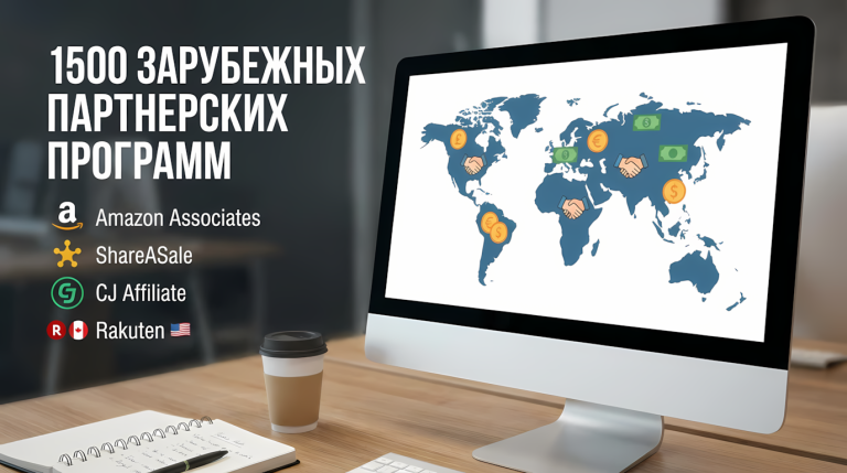 1500 Зарубежных Партнерских Программ