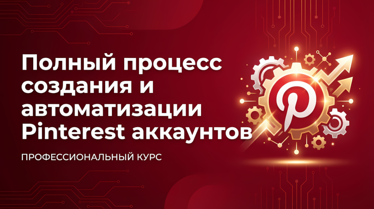 Полный процесс создания и автоматизации Pinterest